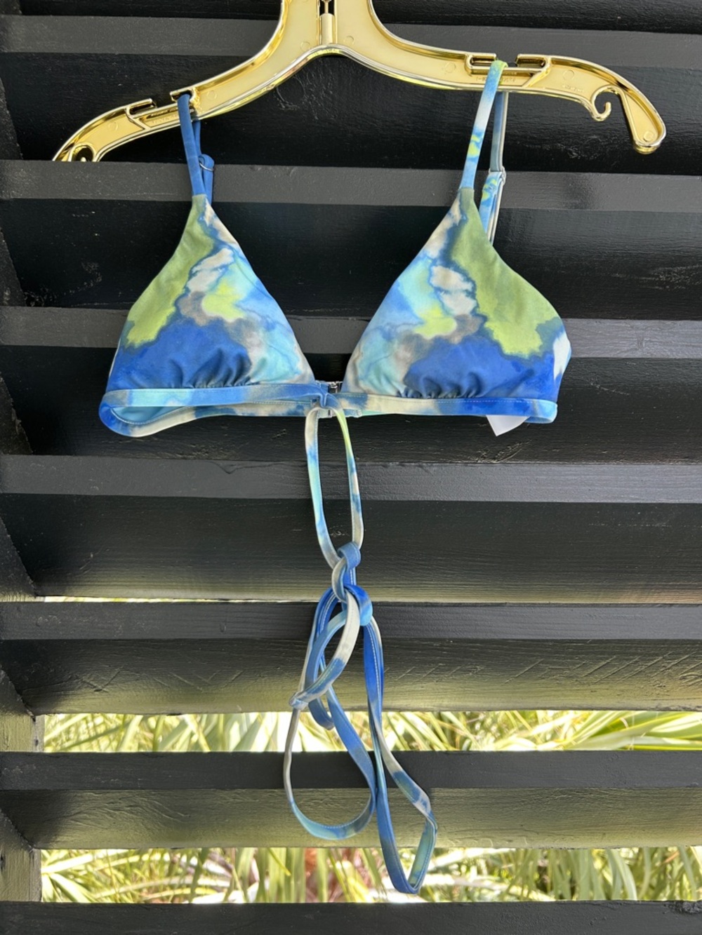 Jonathan Simkhai Blue Harlen/Emmalynn Bikini - Picture 7 of 11